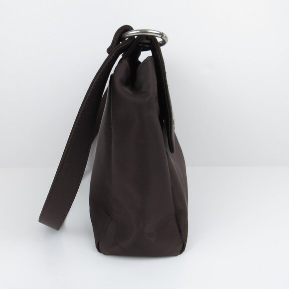 Express Brown Vintage Shoulder Purse Exterior Pocket - Picture 5 of 13